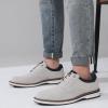 imageDECARSDZ Mens Dress Casual Shoes Lace Up Oxfords for MenBeige047