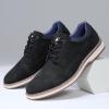 imageDECARSDZ Mens Dress Casual Shoes Lace Up Oxfords for MenBlack047