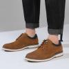imageDECARSDZ Mens Dress Casual Shoes Lace Up Oxfords for MenBrown047