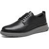 imageDECARSDZ Mens Classic Casual Oxford Shoe Laceup Fashion Dress Shoes for MenBlack