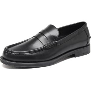 imageDECARSDZ Mens Penny Loafers ShoesBlack