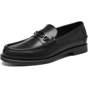 imageDECARSDZ Mens Penny Loafers Slip On Casual Shoes Soft Penny Loafer for Men Driving Boat Dress ShoeBlack