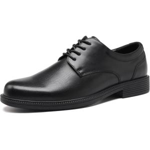imageDECARSDZ Mens Dress Shoes Black Oxfords Casual Shoes for MenBlack
