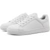 image:imageDECARSDZ Mens Fashion Laceup Shoes Black Comfortable Flat Men Casual Sports ShoesWhite