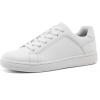 image:imageDECARSDZ Mens Fashion Laceup Shoes Black Comfortable Flat Men Casual Sports ShoesWhite