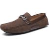 image:imageDECARSDZ Casual Leather Penny Mens Loafers for Men Slip on Driving Moccasins ShoesBrown