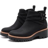 image:imageDECARSDZ Womens Stretch Slip Ankle Boots Lug Sole Comfort Round Toe Short BootiesBlack