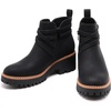 image:imageDECARSDZ Womens Stretch Slip Ankle Boots Lug Sole Comfort Round Toe Short BootiesBlack