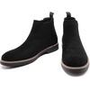 image:imageDECARSDZ Mens Comfortable Fashion Black Suede Chelsea Boots Slip On Ankle Dress Chukka Boot for MenBlack