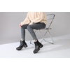 image:imageDECARSDZ Womens Chunky Heel Chelsea Booties Fashion Slipon Ankle Boot with Elastic Side Band Casual Women BootsBlack