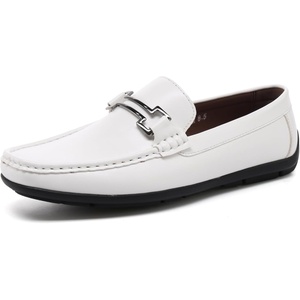 image:imageDECARSDZ Mens Loafers Casual Lightweight Shoes Soft SlipOn Mens Driving ShoesWhite