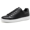 image:imageDECARSDZ Mens Fashion Laceup Shoes Black  Comfortable Flat Casual Sports ShoesBlack