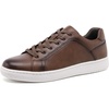 image:imageDECARSDZ Mens Fashion Laceup Shoes Black  Comfortable Flat Casual Sports ShoesBrown