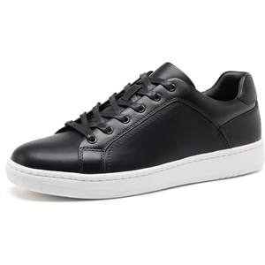 image:imageDECARSDZ Mens Fashion Laceup Shoes Black  Comfortable Flat Casual Sports ShoesBlack