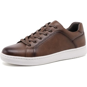 image:imageDECARSDZ Mens Fashion Laceup Shoes Black  Comfortable Flat Casual Sports ShoesBrown