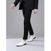 image:imageDECARSDZ Mens Faux Patent Leather Classic Laceup Formal Oxford Tuxedo Dress ShoesWhite